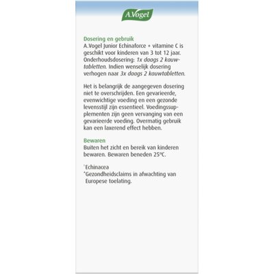 pdp-image-A.Vogel Echinaforce junior + vitamine c kauwtab