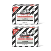 Fisherman's Friend Salmiak suikervrij 2-pack