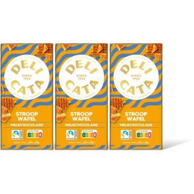 pdp-image-Delicata Reep melkchocolade stroopwafel 3-pack