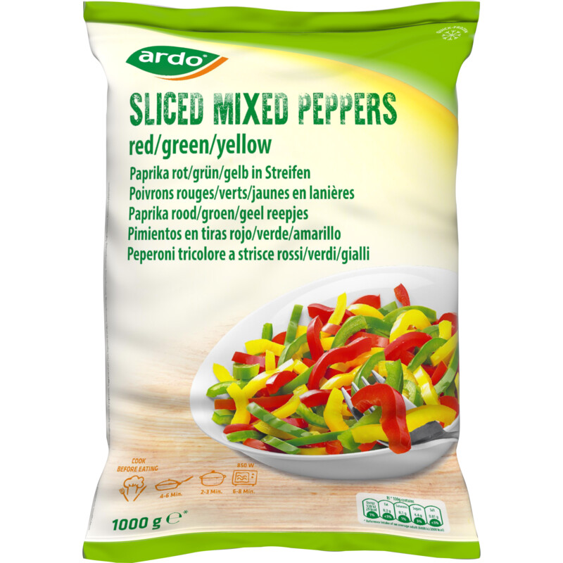 Een afbeelding van Ardo Paprika reepjes