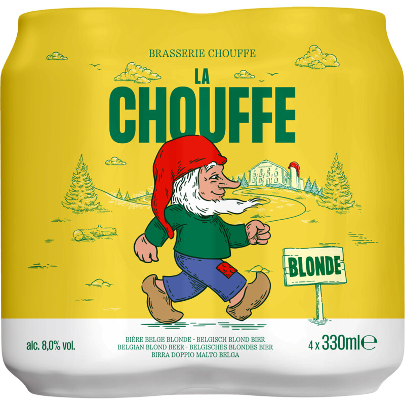 Een afbeelding van La Chouffe Blond 4-pack