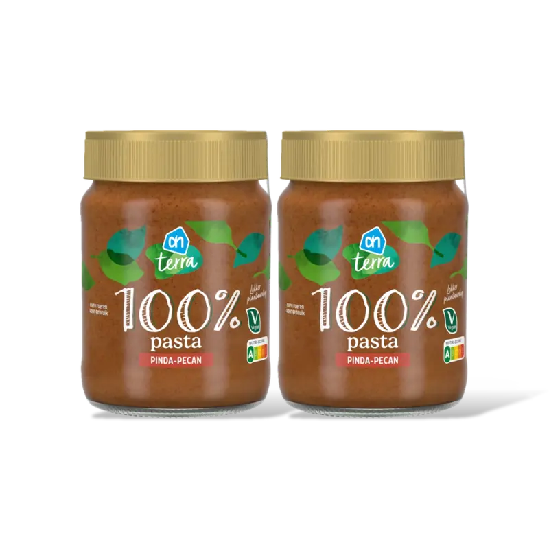 AH Terra 100% pasta pinda-pecan 2-pack
