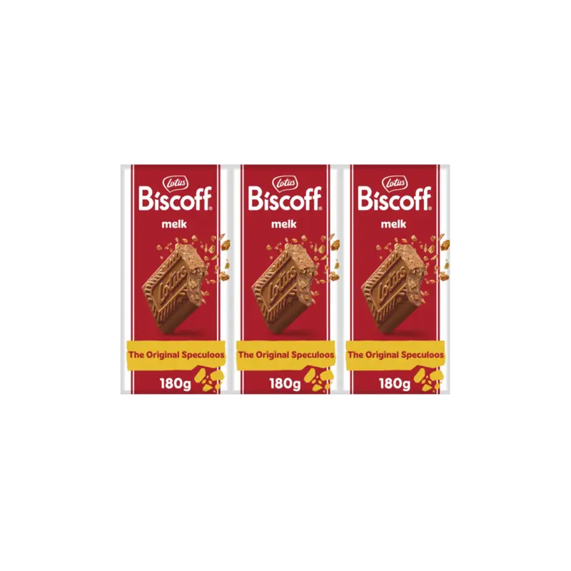 Speculoos melkchocolade stukjes 3-pack