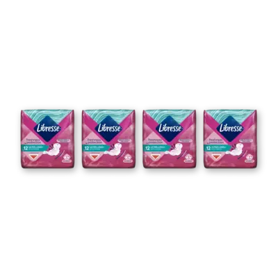 pdp-image-Libresse Ultra long+ wings maandverband 4-pack