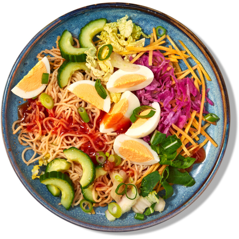 Een afbeelding van AH Noodlesalade spicy Korean