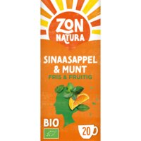 Een afbeelding van Zonnatura Sinaasappel & munt fris & fruitig