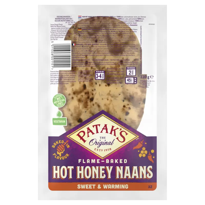 Patak's Hot honey naan
