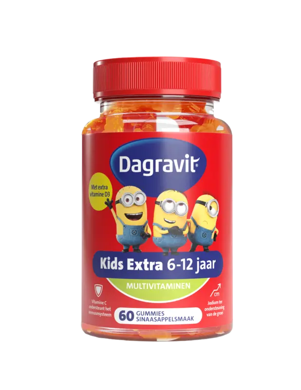 Kids xtra multivitaminen 6-12 jaar