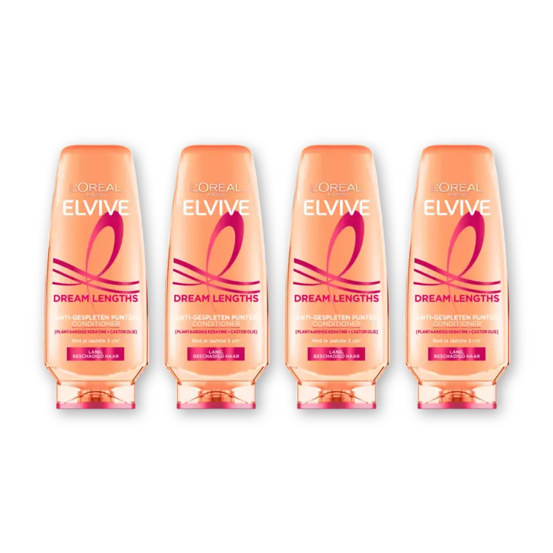 L'Oréal Paris Elvive Conditioner dream lengths 4-pack