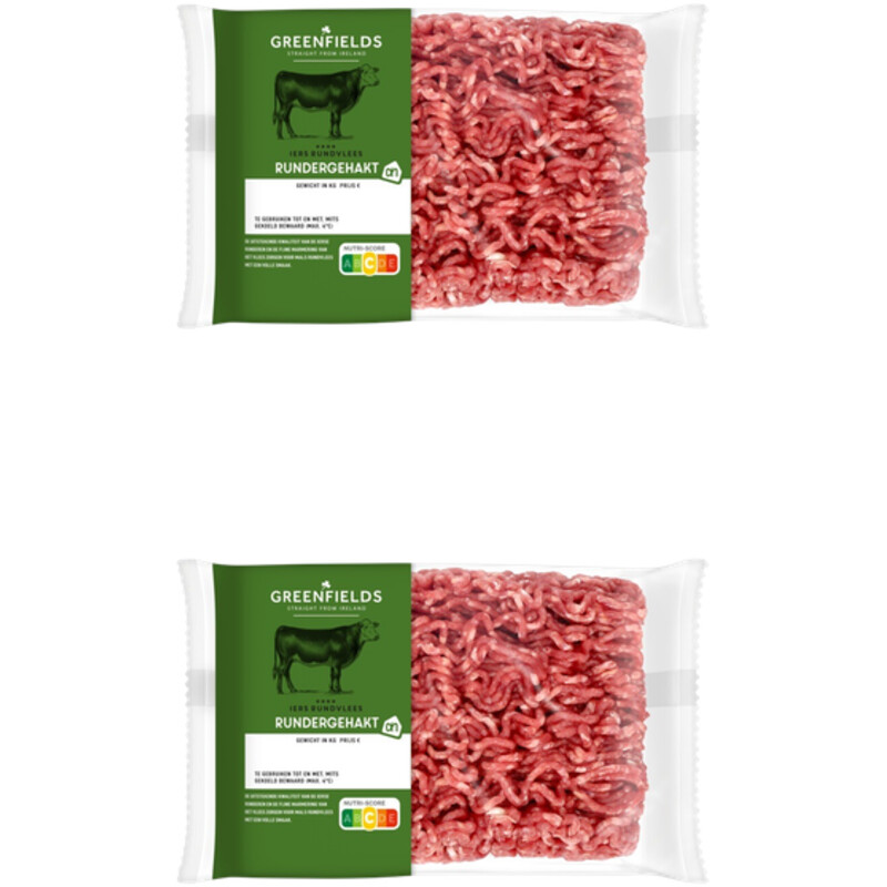 Een afbeelding van AH Greenfields Rundergehakt 2-pack