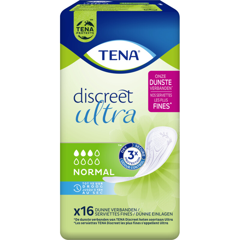 Een afbeelding van Tena Discreet ultra normal maandverband