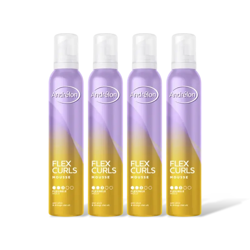 Andrélon Styling haarmousse perfecte krul 4-pack