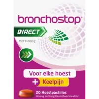 Bronchostop Direct met honing hoestpastilles