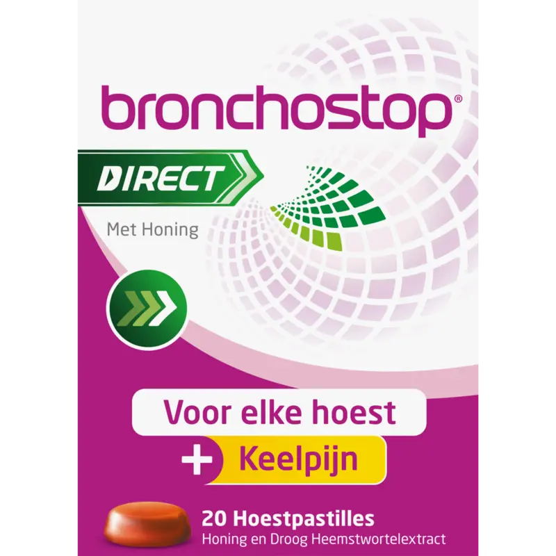 Direct met honing hoestpastilles
