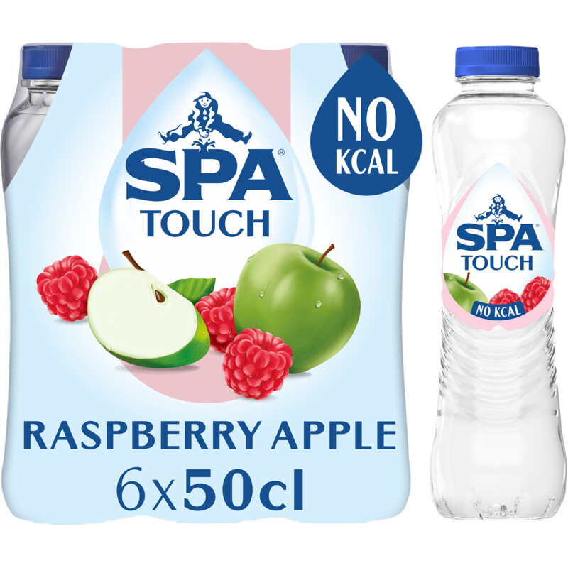 Een afbeelding van Spa Touch raspberry apple 6-pack