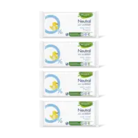 Neutral Baby wipes 0% perfume 4-pack