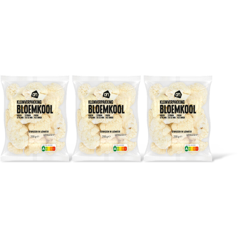 AH Bloemkoolroosjes kleinverpakking 3-pack