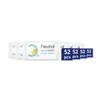 Neutral Baby wipes 0% perfume 6-pack
