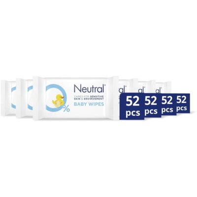 pdp-image-Neutral Baby wipes 0% perfume 6-pack