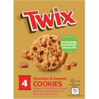 Een afbeelding van Twix Chocolate & caramel cookies gluten free
