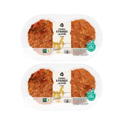 pdp-image-AH Scharrel kipburger jalapeno 2 st 2-pack