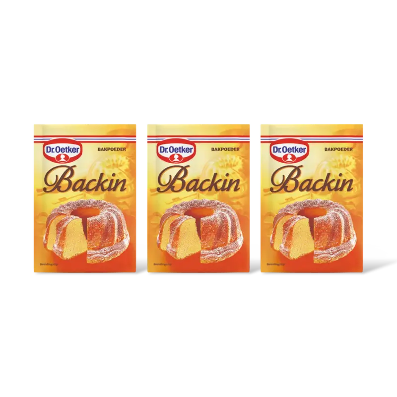 Dr. Oetker Backin bakpoeder 3-pack