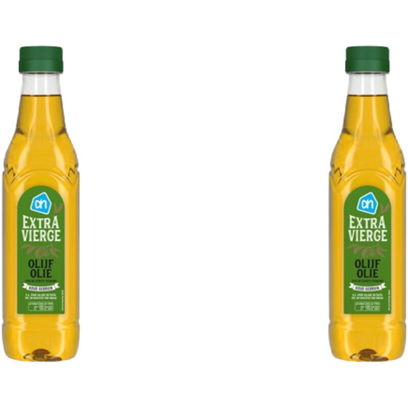 Een afbeelding van AH Olijfolie extra vierge 0.5 L 2-pack