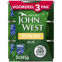 John West Tonijn in olie 3-pack