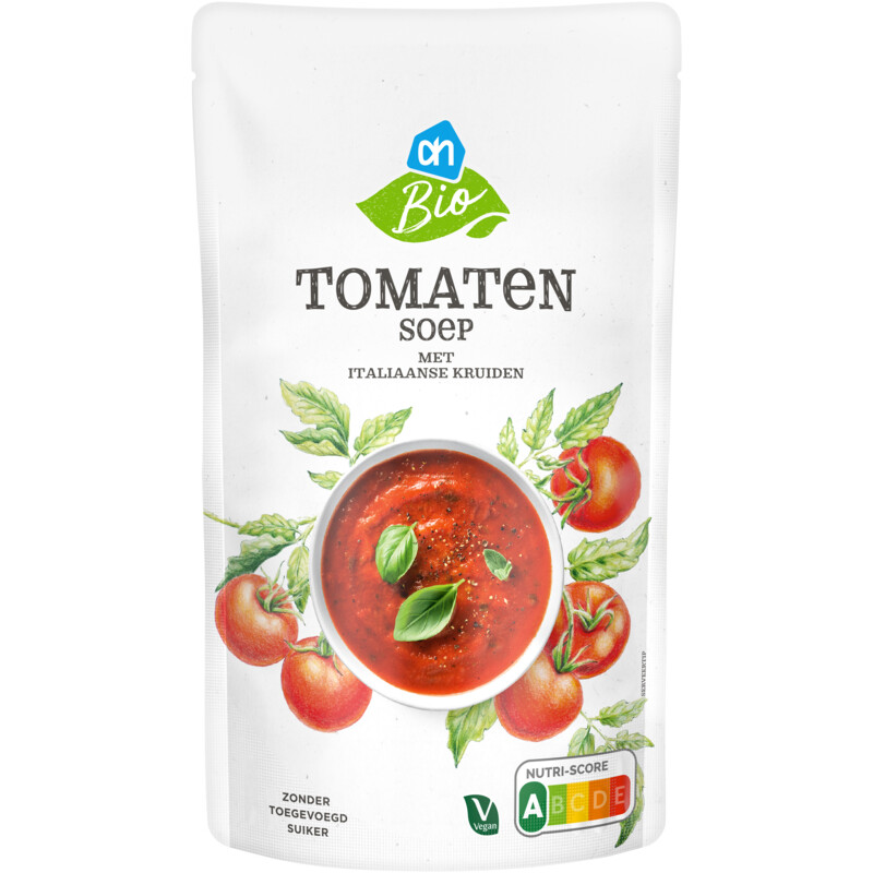 Een afbeelding van AH Biologisch Tomatensoep