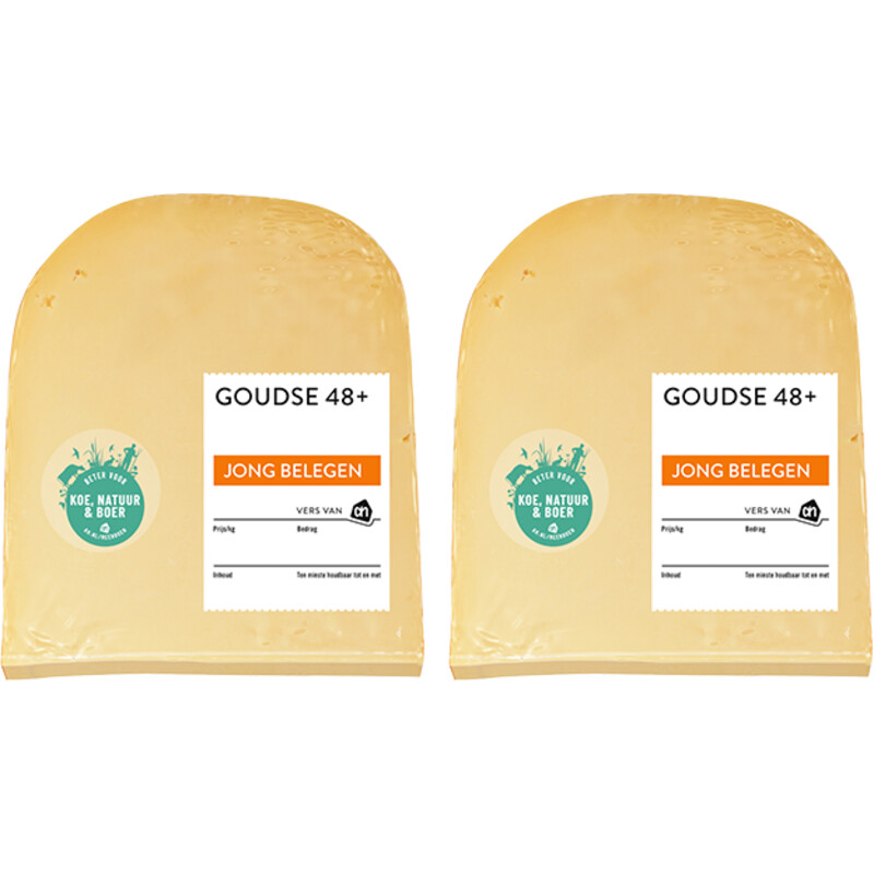 Een afbeelding van AH Goudse jong belegen 48+ stuk 2-pack