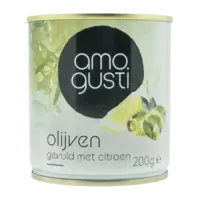 Amogusti Olijven gevuld met citroen