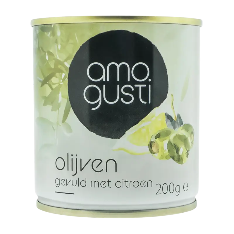 Olijven gevuld met citroen