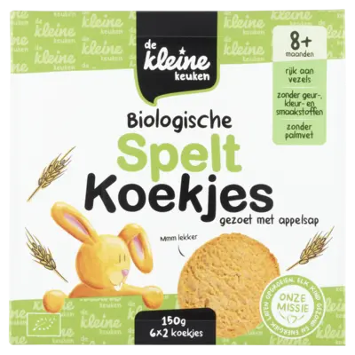 pdp-image-De Kleine Keuken Biologische speltkoekjes 8m+