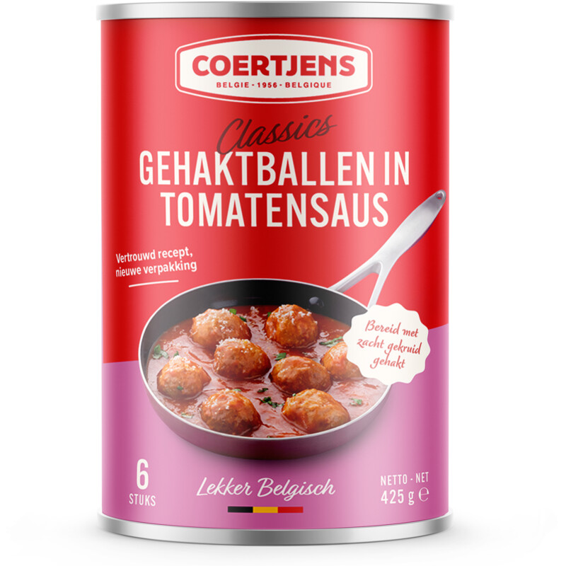 Een afbeelding van Coertjens Gehaktballen in tomatensaus