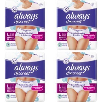pdp-image-Always Discreet broekjes normal maat L 4-pack