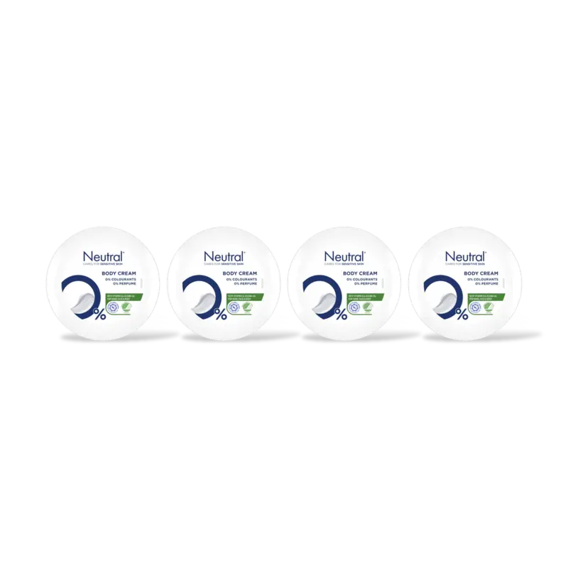 Neutral Body cream 4-pack