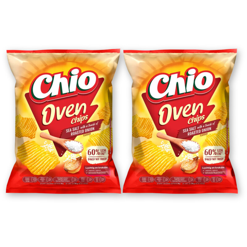 Chio Oven chips sea salt 2-pack