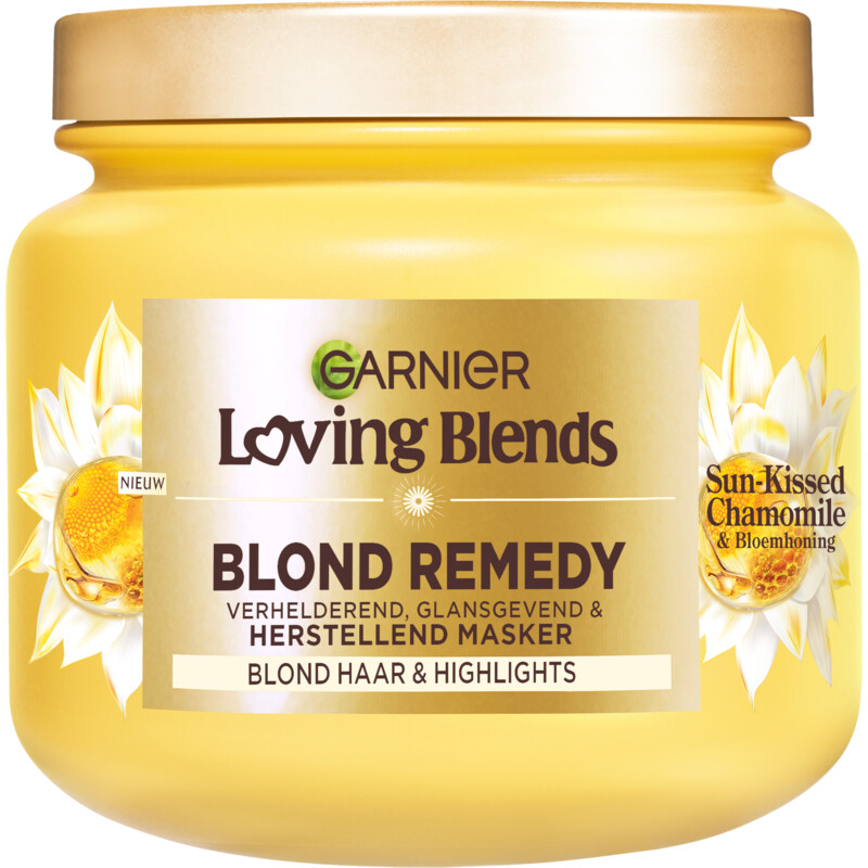 Een afbeelding van Loving Blends Sun-kissed chamomile herstellend masker