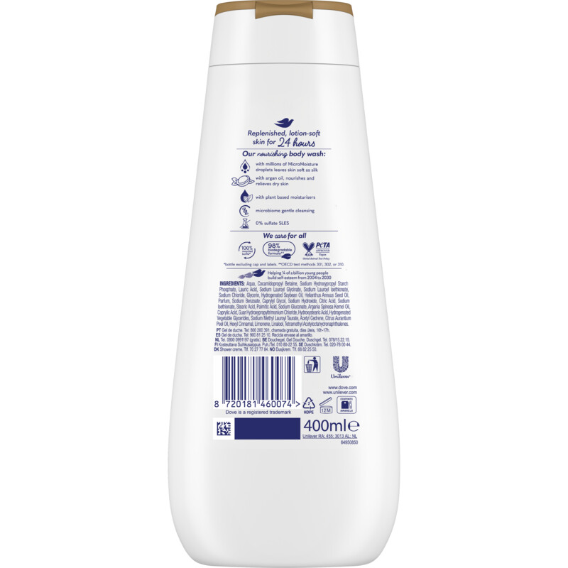 Een afbeelding van Dove Nourishing care douchegel