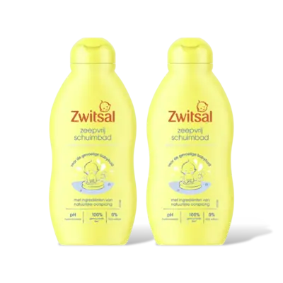 pdp-image-Zwitsal Baby zeepvrij schuimbad 2-pack