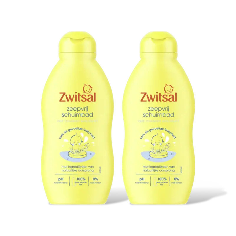 Baby zeepvrij schuimbad 2-pack