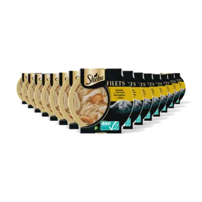 pdp-image-Sheba Filets gevogelte met zalm 15-pack