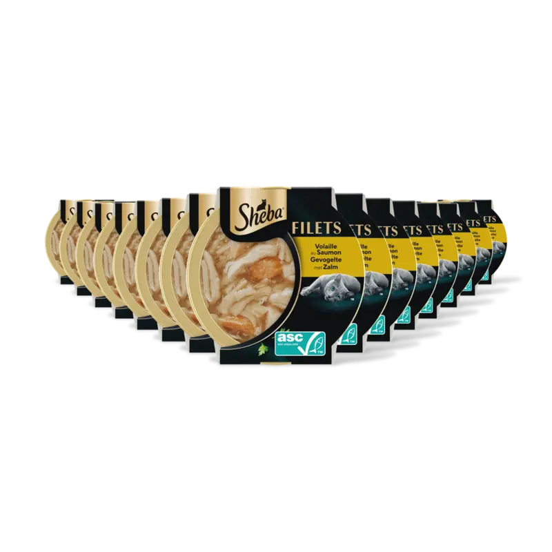 Filets gevogelte met zalm 15-pack