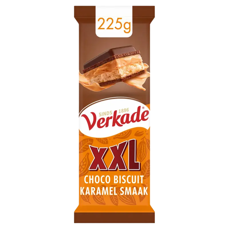 XXL choco biscuit karamelsmaakvulling