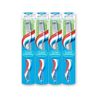 Aquafresh Clean control soft tandenborstel 4-pack