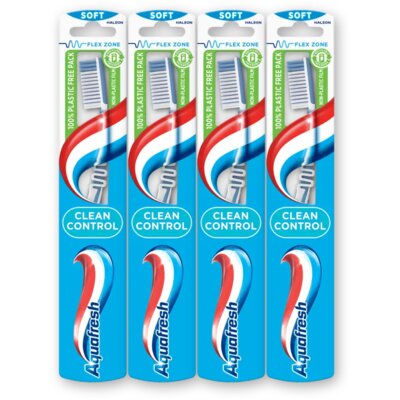 pdp-image-Aquafresh Clean control soft tandenborstel 4-pack
