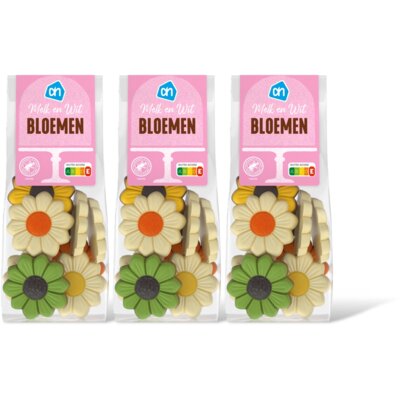 pdp-image-AH Chocolade bloemen melk en wit 3-pack