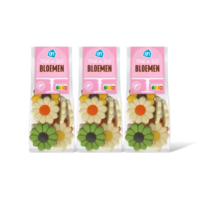pdp-image-AH Chocolade bloemen melk en wit 3-pack