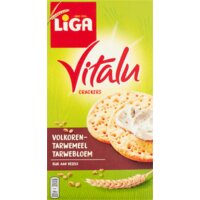 Een afbeelding van Liga Vitalu crackers volkoren tarwe