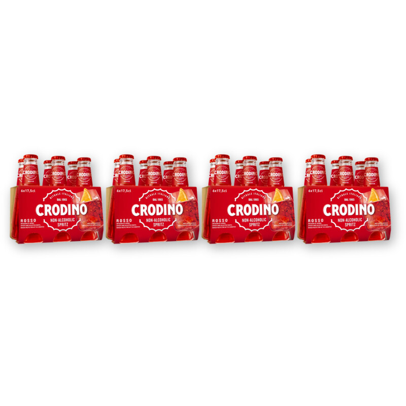 Crodino Crodino Rosso 4 flessen
